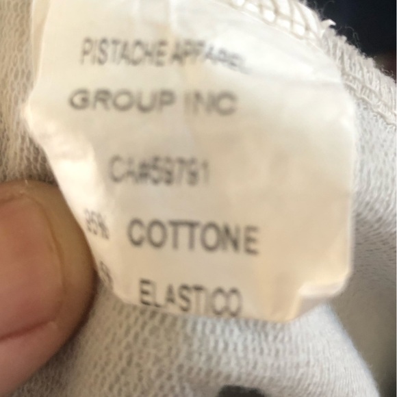 Pistache woman’s off white crop pants XL- made in Italy - made for comfort. - Picture 9 of 9